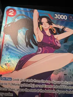 Boa Hancock (Alt Art) OP12-014 SR Legacy of the Master ONE PIECE Card ENGLISH NM - Image 2