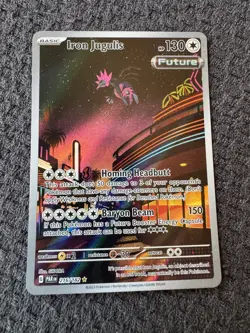 Iron Jugulis 216/182 Illustration Rare Holo - Pokemon TCG Card Paradox Rift NM/M - Image 1