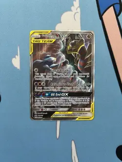 Garchomp & Giratina GX Tag Team Pokemon Card Promo SM193 Pokemon Authentic - Image 1