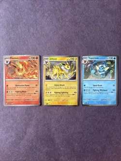 Prismatic Evolutions Poster Collection Promo 3 CARDS NM/M (NO PACKS/ POSTER) - Image 1