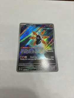 Pokemon TCG Iron Moth Paradox Rift Holo Card 187/182 Illustration Rare - Image 2
