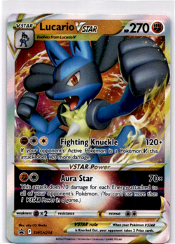 Lucario VSTAR - SWSH214 SWSH: Sword & Shield Promo Cards NM Holo English 14131 - Image 1