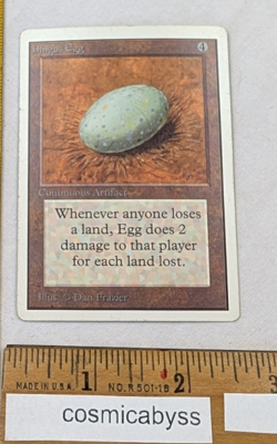 Dingus Egg UNLIMITED MTG Magic the Gathering CCG card - Image 1