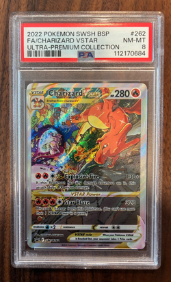 Charizard VSTAR SWSH262 SWSH: Sword & Shield Promo Cards Holo: Graded PSA 8 - Image 1