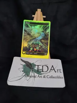 FOREST ~ NM/M ~ MTG Magic - DFT Aetherdrift 0511 First-Place FOIL - Image 1