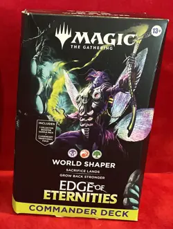 Magic the Gathering-Edge of Eternities Commander Deck - World Shaper SEALED READ - Image 1
