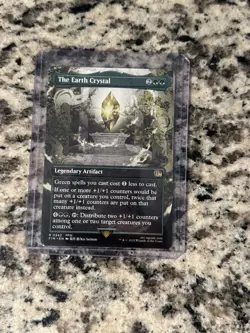 The Earth Crystal (Borderless) 0342 (R) MTG Final Fantasy (FIN) (EN) - Image 1