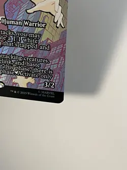 Spider-Gwen, Web-Warrior (Borderless) Spider-Man Foil MTG NM - Image 4