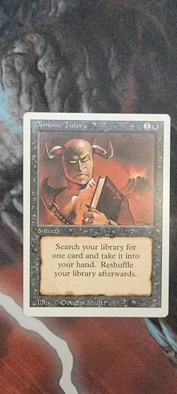 Demonic Tutor (Revised) - LP - MtG - Image 1