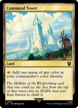 Command Tower [The Lord of the Rings: Tales of Middle-Earth Commander] Magic MTG - Image 1