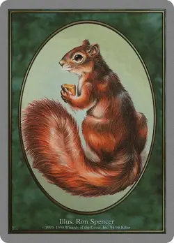 Squirrel - Token Unglued LP MTG - Image 1