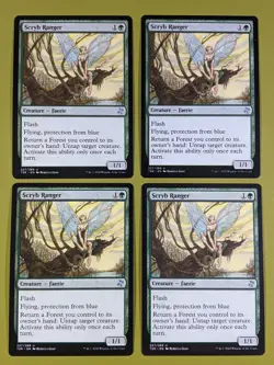 Scryb Ranger x4 Time Spiral Remastered 4x Magic the Gathering MTG - Image 1