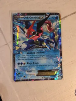 Pokemon Ash-Greninja EX XY133 Holo Black Star Promo TCG Trading Card LP-NM - Image 1