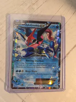 Pokemon Ash-Greninja EX XY133 Holo Black Star Promo TCG Trading Card LP-NM - Image 2