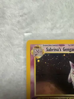 Pokemon TCG Sabrina's Gengar Gym Challenge Holo 1st Edition 14/132 NM - Image 5