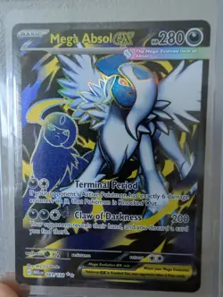 Mega Absol ex Full Art Ultra Rare 161/132 Pokemon Mega Evolution English - Image 1