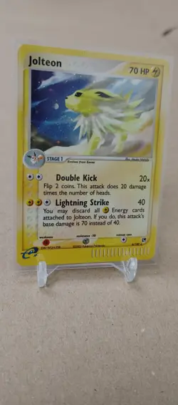 Pokemon TCG Jolteon Holo EX Sandstorm 2003 #6/10 Swirl. - Image 3