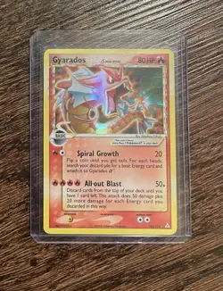 Ungraded 2006 Pokemon Gyarados Gold Star EX Holon Phantoms 102/110 - Image 1