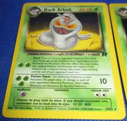 Pokemon - Dark Arbok - Foil 2/82 and Non-Foil Trading Playing Card Lot - Image 2