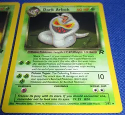 Pokemon - Dark Arbok - Foil 2/82 and Non-Foil Trading Playing Card Lot - Image 3