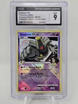 2009 Pokemon Supreme Victors Pokemon League Dusknoir FB Cross Holo CGC 9 - Image 1