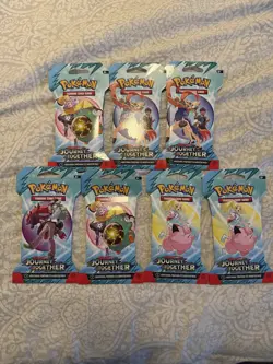 Pokemon Journey Together Scarlet & Violet Sleeved Booster Pack (7) - Image 1