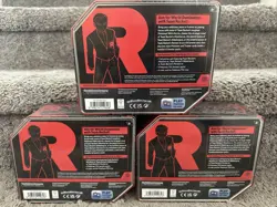 Pokemon TCG: Team Rocket Tin Sealed FULL SET ALL 3 Tins! - Image 2