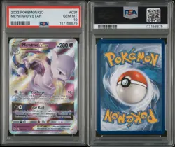 PSA 10 2022 POKEMON GO MEWTWO VSTAR 031 - Image 3