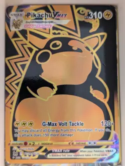 Pokemon TCG Pikachu VMAX TG29/TG30 Lost Origin Secret Holo Ultra Rare - Image 1