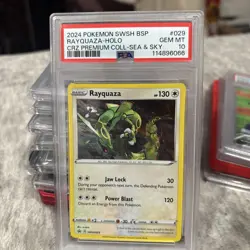 Rayquaza - Holo #SWSH029 - 2024 Pokemon SWSH Black Star Promo - GEM MINT PSA 10 - Image 1
