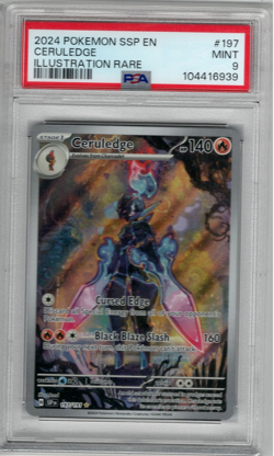 Pokemon TCG Ceruledge Surging Sparks 197/191 PSA Grade 9 - Image 1