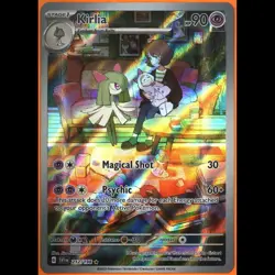 TAG 9.0 MINT Kirlia 2023 Pokemon Pokemon Scarlet & Violet #212 - Image 3