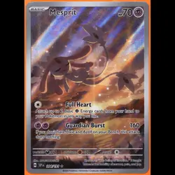TAG 9.0 MINT Mesprit 2024 Pokemon Pokemon Scarlet & Violet #204 - Image 3