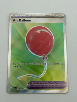 Pokemon Air Balloon 166/132 Ultra Rare Holo Mega Evolution - Image 1