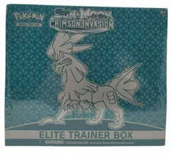 Pokemon TCG: Sun and Moon - Crimson Invasion Elite Trainer Box 728192524684 - Image 1