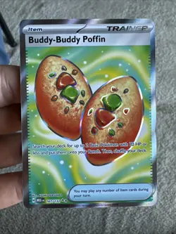 Pokemon TCG Mega Evolution Buddy-Buddy Poffin 167/132 NM - Image 1