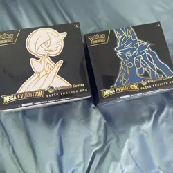 Pokemon Center Mega Evolution Gardevoir & Lucario ETB Elite Trainer Box Set Of 2 - Image 1