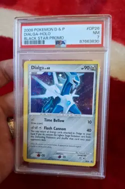 Psa Graded Holo Dialga Diamond And Pearl Promo Pokemon Card - Image 1