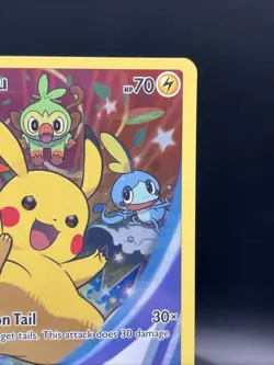 Pikachu SWSH020 SWSH: Sword & Shield Promo Cards Holo Pokemon Card - Image 3