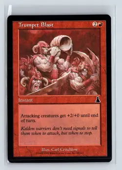 TRUMPET BLAST - MTG Magic the Gathering Card - Urza's Destiny - Common - Image 1