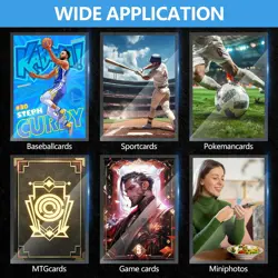 600ct Card Sleeves, Penny Sleeves for Trading Cards, 600 Pcs, Transparent - Image 4