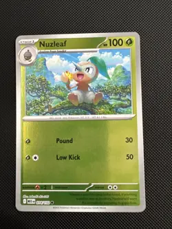 Nuzleaf 14/132 1st Edition Reverse Holo Mega Evolution Pokemon Card NM - Image 1