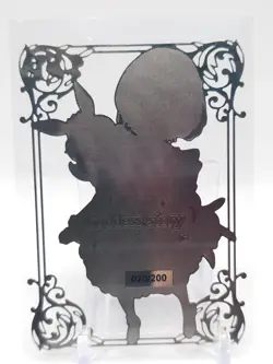Goddess Story - Silver Metal Waifu Card - Rem - NUMBERED 020/200 - Image 2