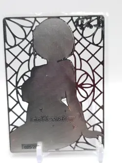 Goddess Story - Silver Metal Waifu Card - Rem - NUMBERED 025/200 - Image 2