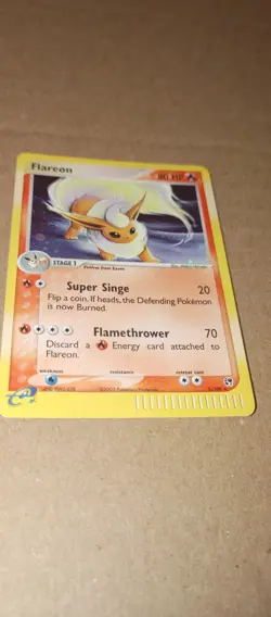 Pokemon Flareon EX Sandstorm Holo Card 5/100 - Image 4