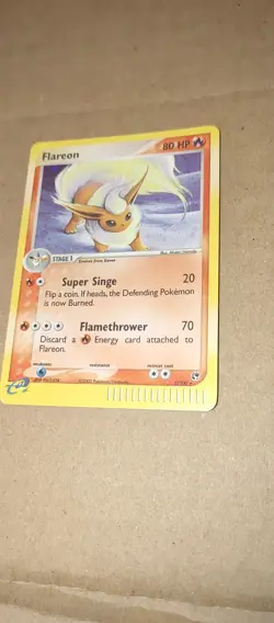 Pokemon Flareon EX Sandstorm Holo Card 5/100 - Image 5