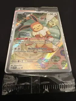 Pokemon TCG Eevee - 173 SVP Prismatic Evolutions ETB Promo Card Pack SEALED - Image 2