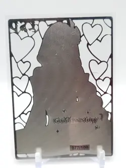 Goddess Story - Silver Metal Waifu Card - Raiden Shogun - NUMBERED 077/100 - Image 2
