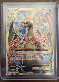 Mega M Charizard EX XY Evolutions Full Art Holo Card 101/108 Near Mint Condition - Image 2