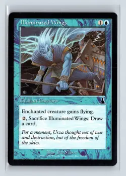 ILLUMINATED WINGS - MTG Magic the Gathering Card - Urza's Destiny - Common - Image 1